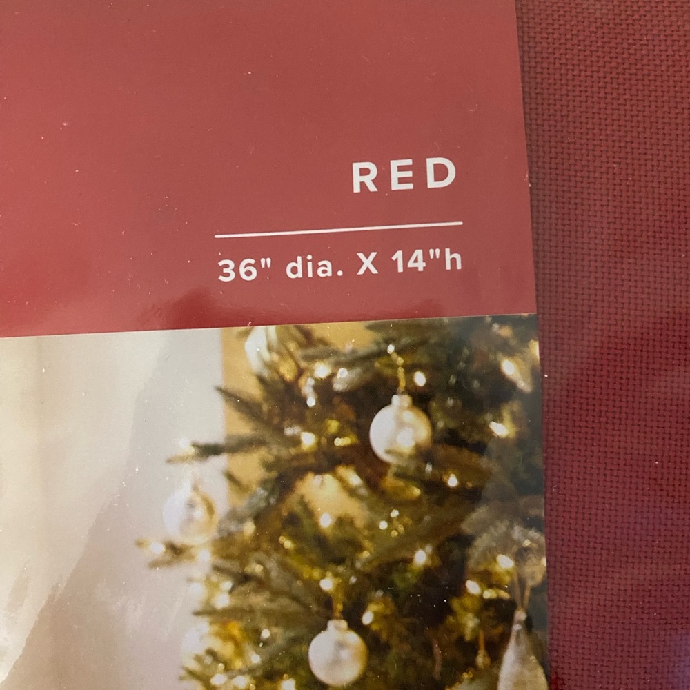 The Container Store Red Wreath Storage Bag 36" double Wreath - Picture 6 of 6